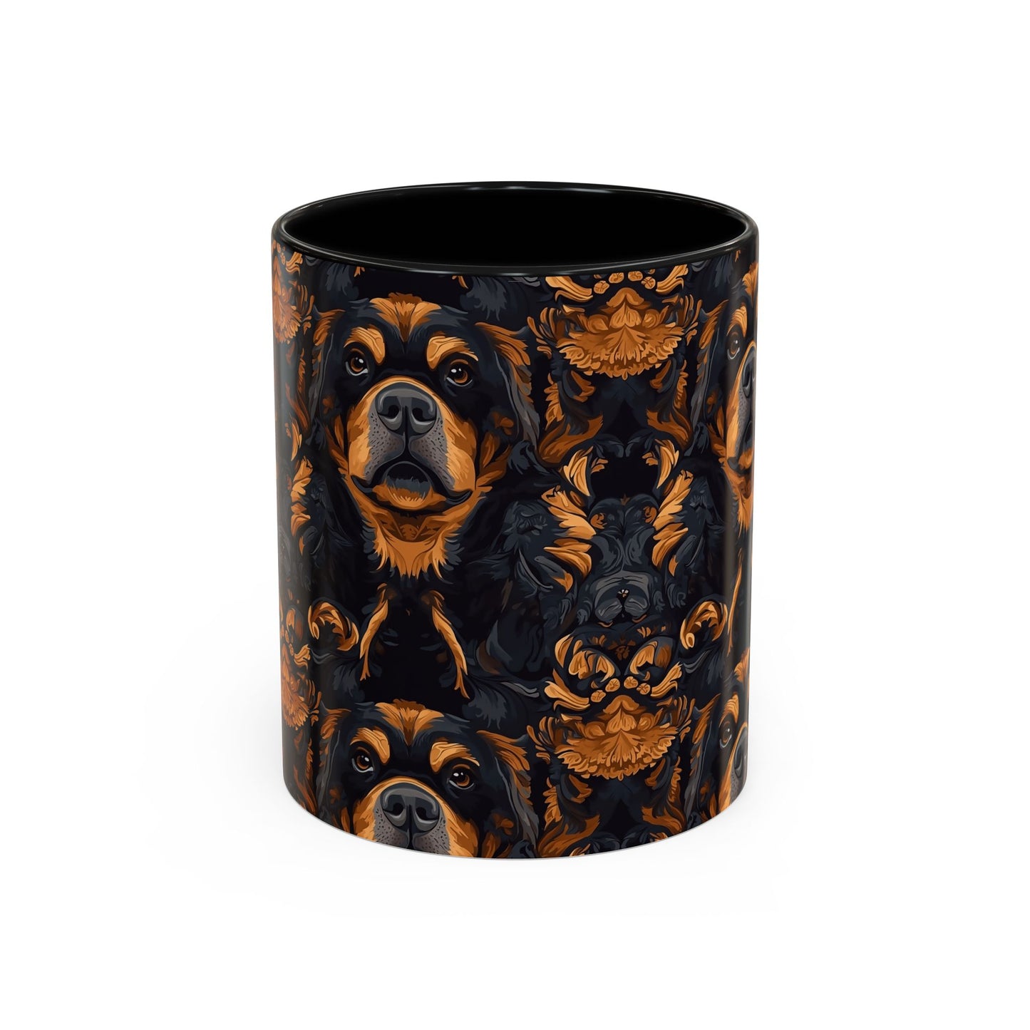 Modern Rottweiler Royalty Accent Coffee Mug