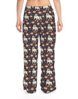 Bulldog Blossom Bonanza Women's Pajama Pants