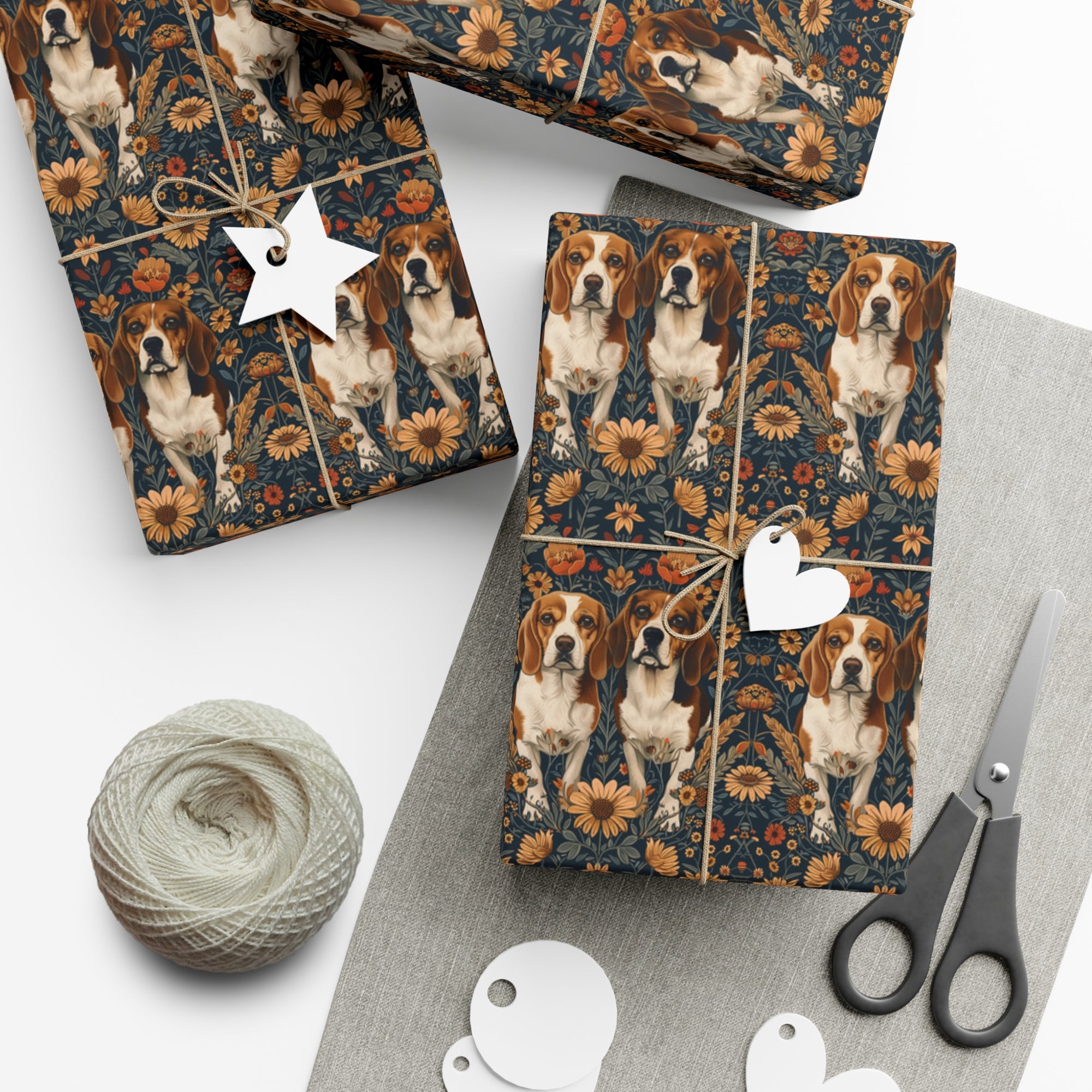 Beagle Buddies Meadow Magic Gift Wrap Papers