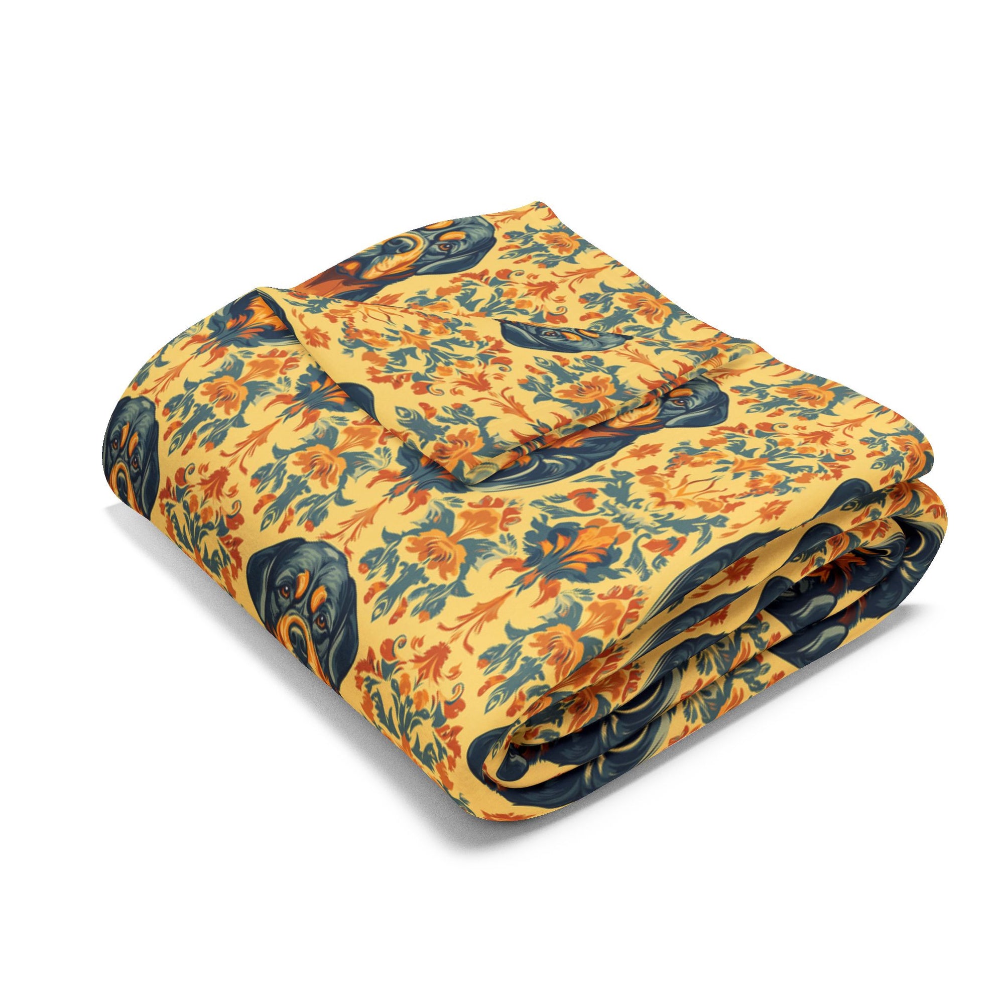 Royal Rottie Regalia Arctic Fleece Blanket