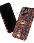 Boxer Blossom Tapestry Delight Slim Phone Cases