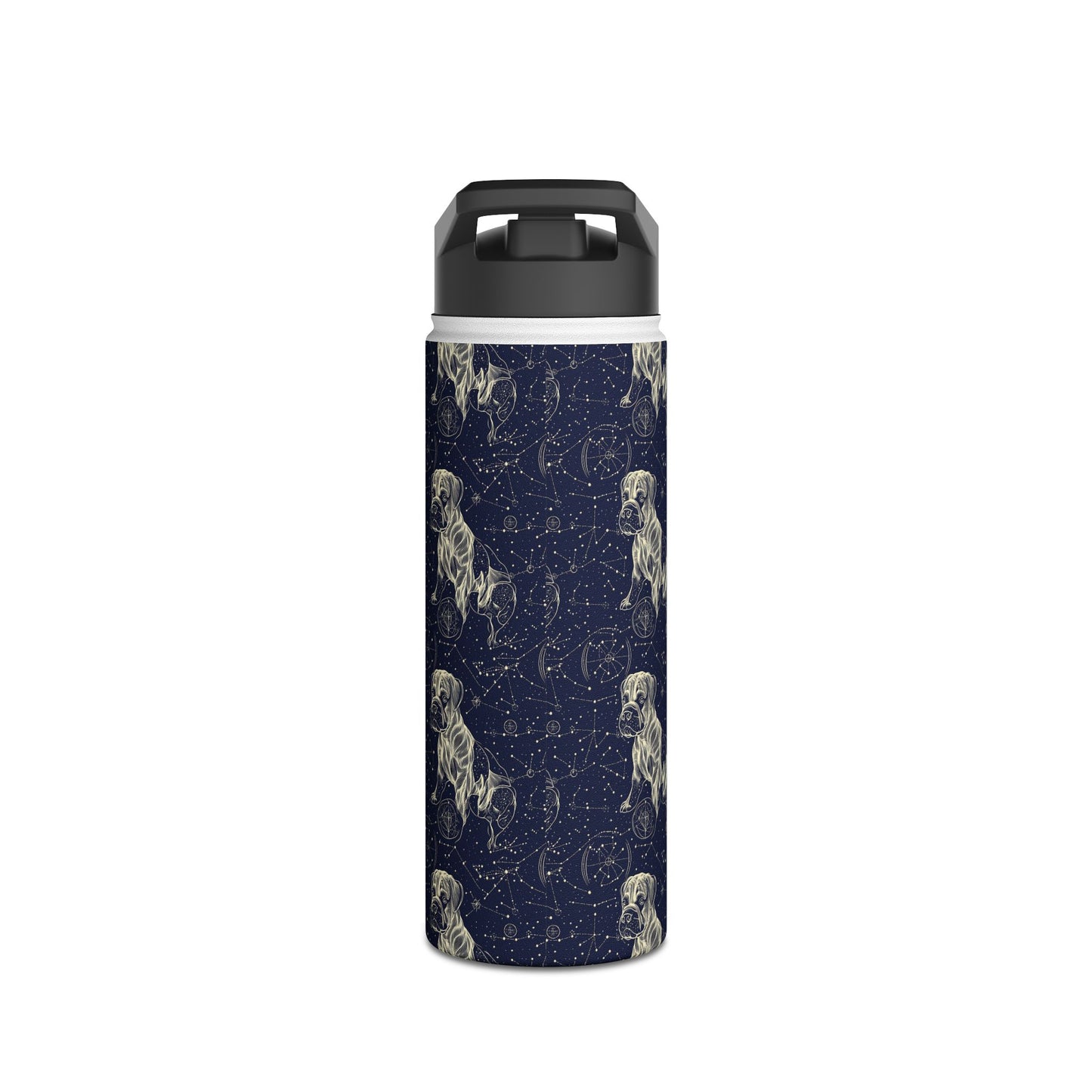 Celestial Boxer Bliss Stainless Steel Water Bottle