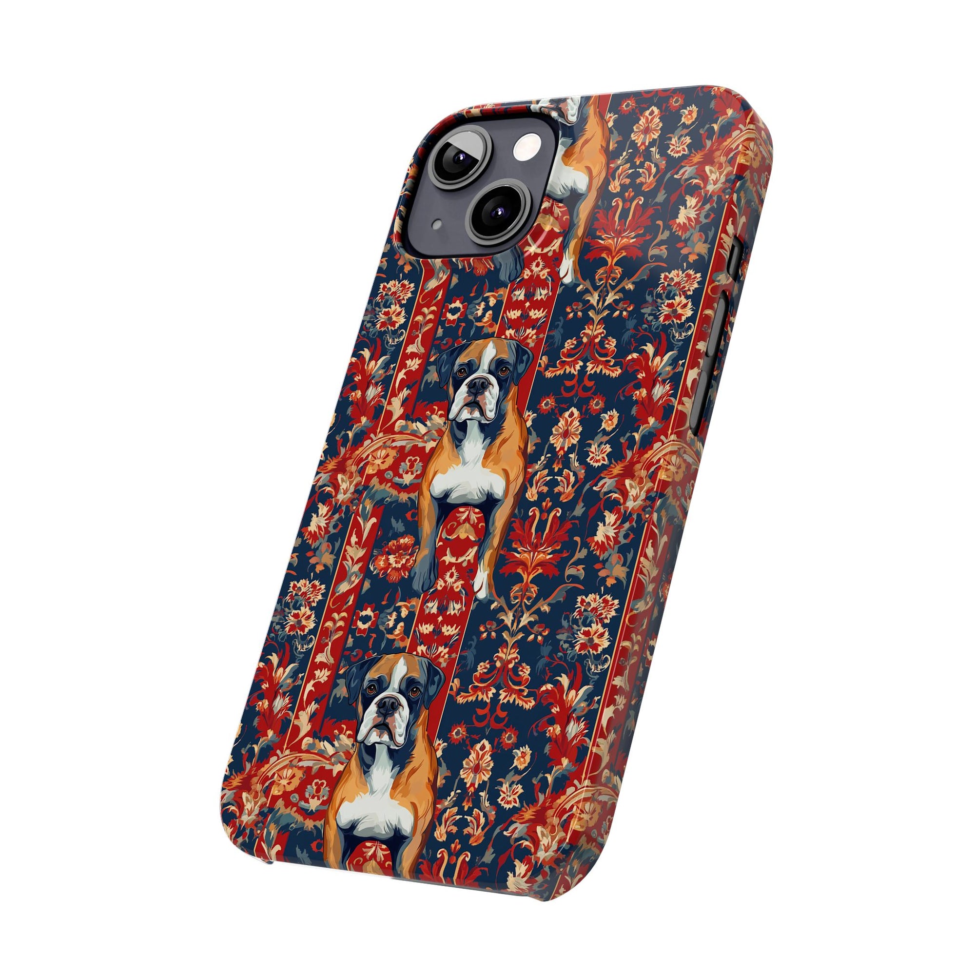 Boxer Blossom Tapestry Delight Slim Phone Cases