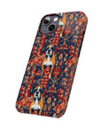 Boxer Blossom Tapestry Delight Slim Phone Cases