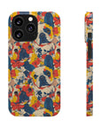 Bloom Pup Frenchietastic Splatter Slim Phone Cases