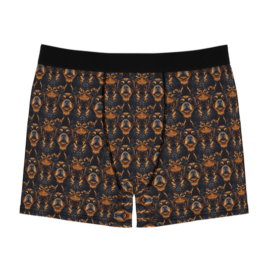 Modern Rottweiler Royalty Men's Boxer Briefs