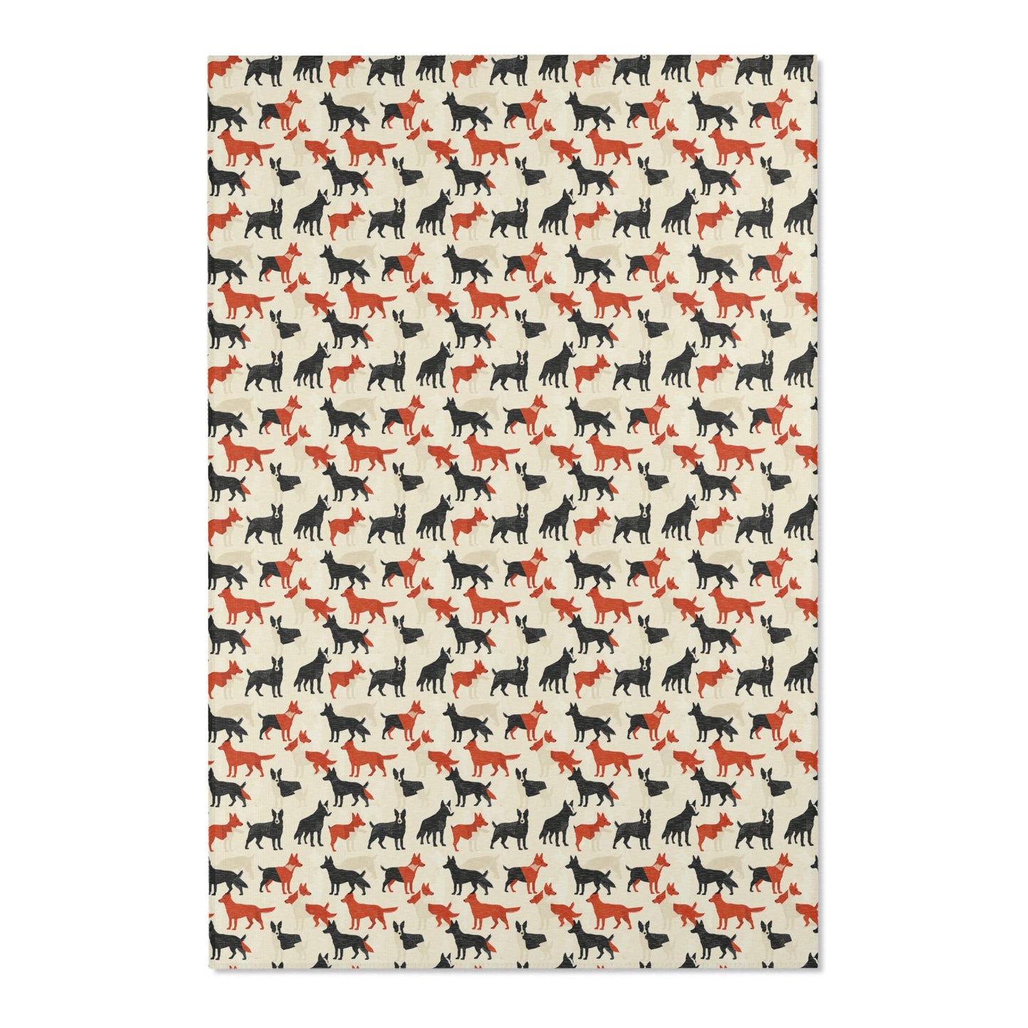 Modern Shepherd Chic - German Shepherd Area Rug