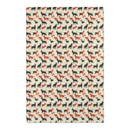 Modern Shepherd Chic - German Shepherd Area Rug