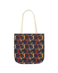 Chic Canine Checkmate - Frenchie Edition Canvas Tote Bag