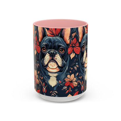 Gothic Rose Bulldog Noir Enchantment Accent Coffee Mug