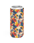 Bloom Pup Frenchietastic Splatter Slim Can Cooler