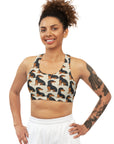 Whimsical Dachsund Dreamcatcher Seamless Sports Bra