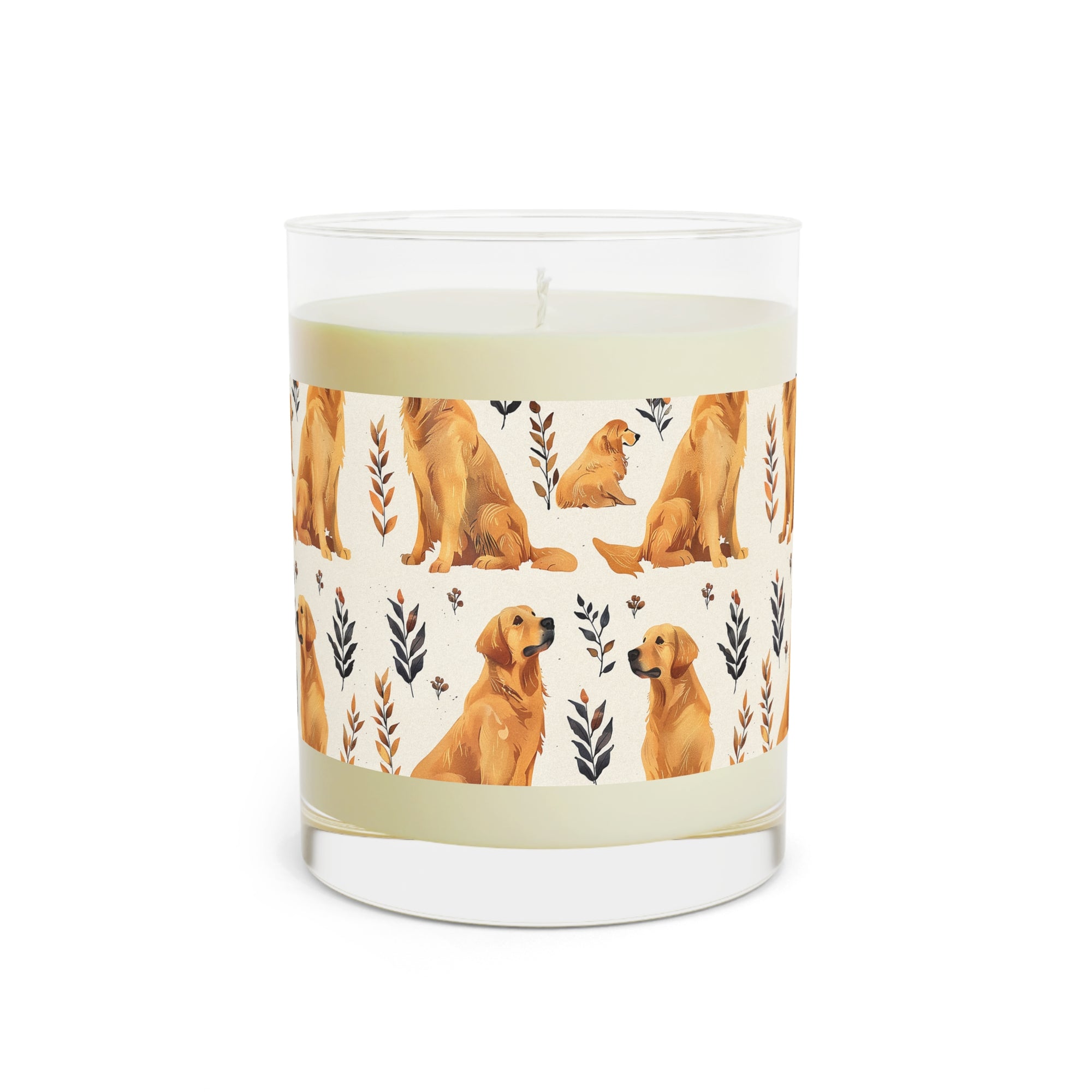 Golden Glamour Paws - Luxe Licks for Regal Retrievers Scented Candle