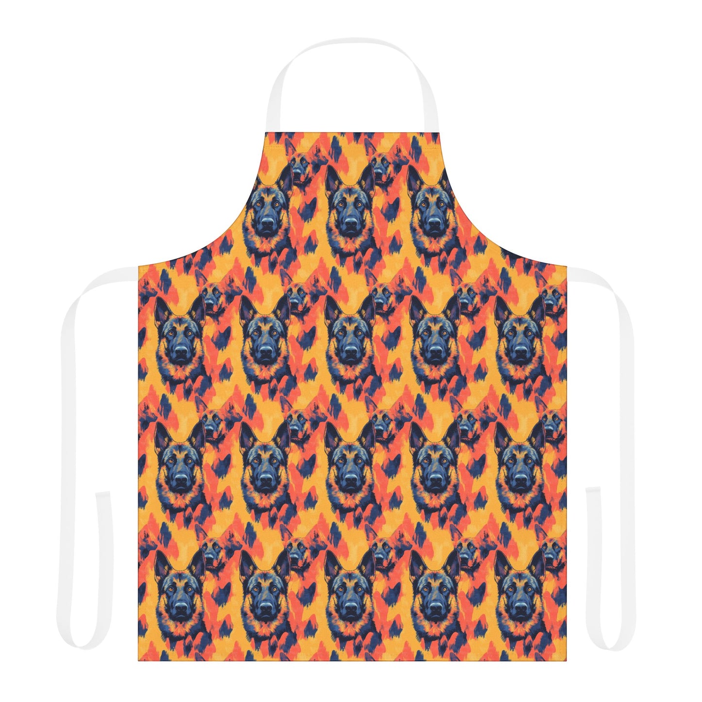 Impressionistic German Shepherds Apron