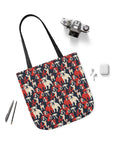 Bulldoggy Bliss Chomper Canvas Tote Bag