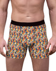 Bloom Pup Frenchietastic Splatter Men's Boxer Briefs