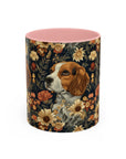 Beagle Blossoms Accent Coffee Mug