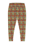 Whimsical Warhol Labrador Plus Size Leggings