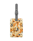 Golden Glitz 'n Glamour Woofwear Luggage Tag