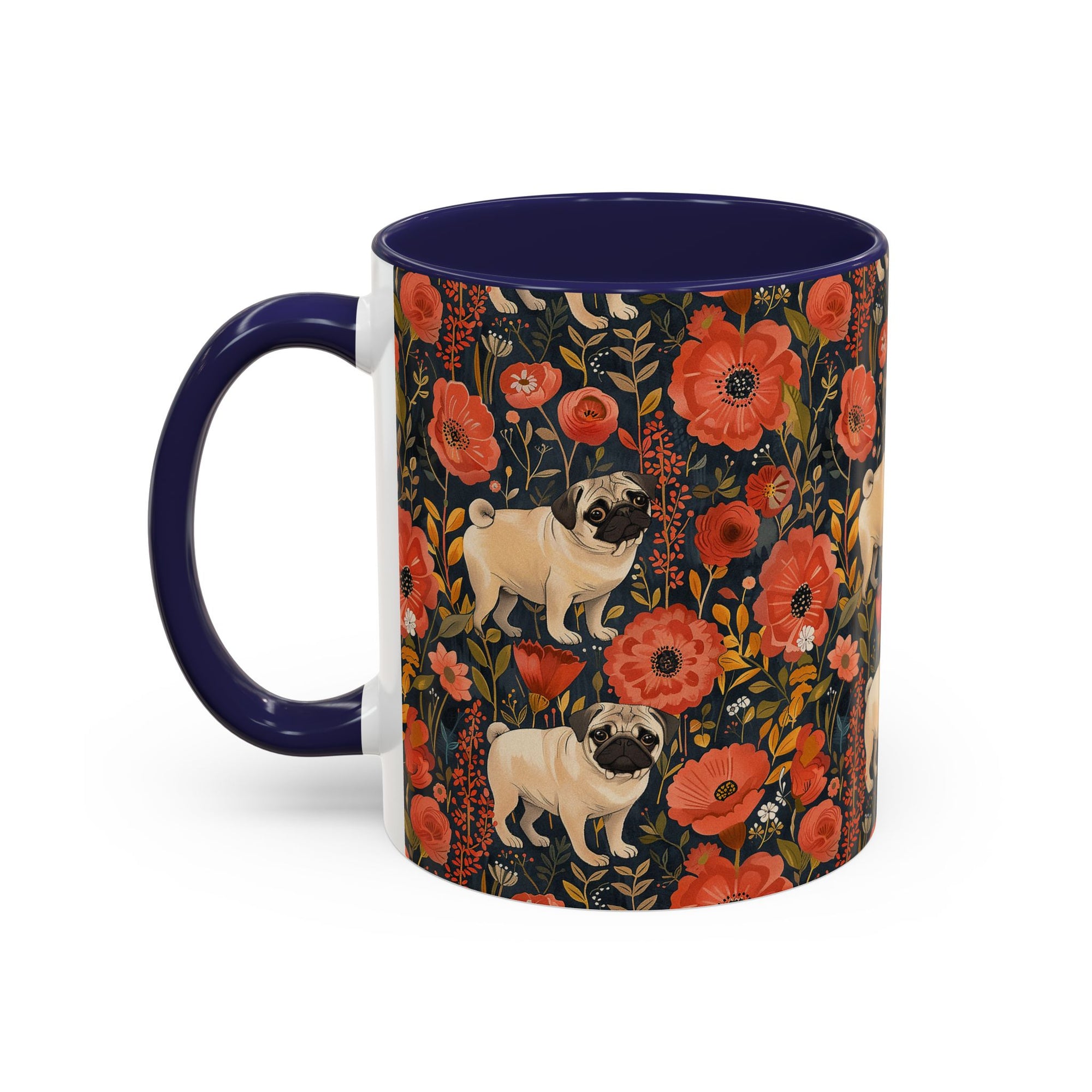 Pug Paradise Playpen Accent Coffee Mug