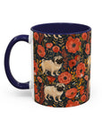 Pug Paradise Playpen Accent Coffee Mug