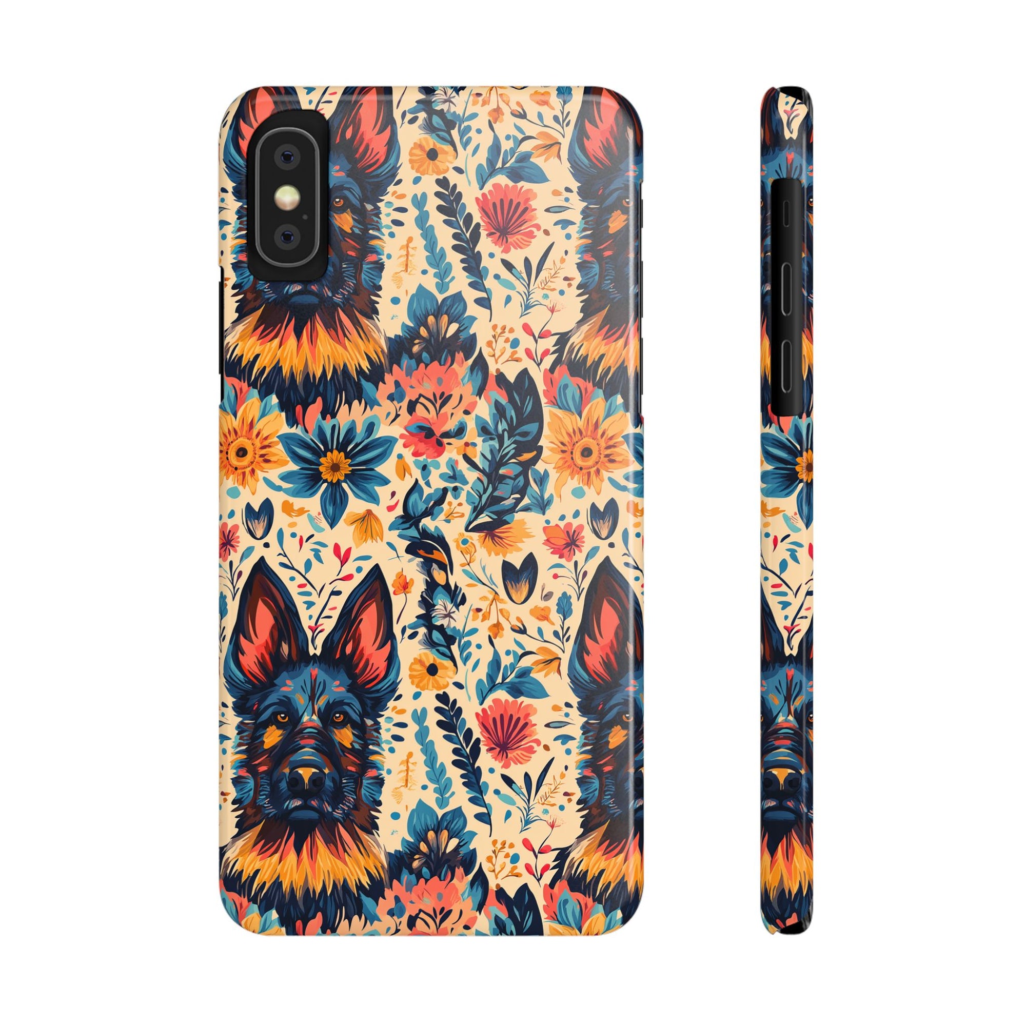 Bloomhound Shepherd Sentinel Slim Phone Cases