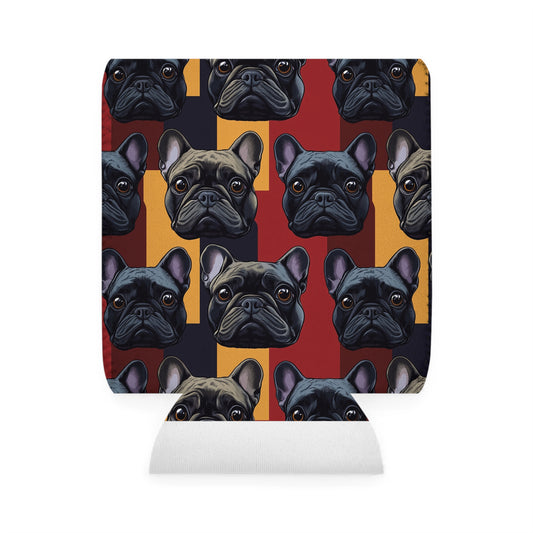 Chic Canine Checkmate - Frenchie Edition Can Cooler Sleeve