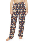 Bulldog Blossom Bonanza Women's Pajama Pants