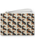 Whimsical Dachsund Dreamcatcher Clutch Bag