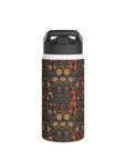 Dapper Dachshund Embroidery Elegance Stainless Steel Water Bottle