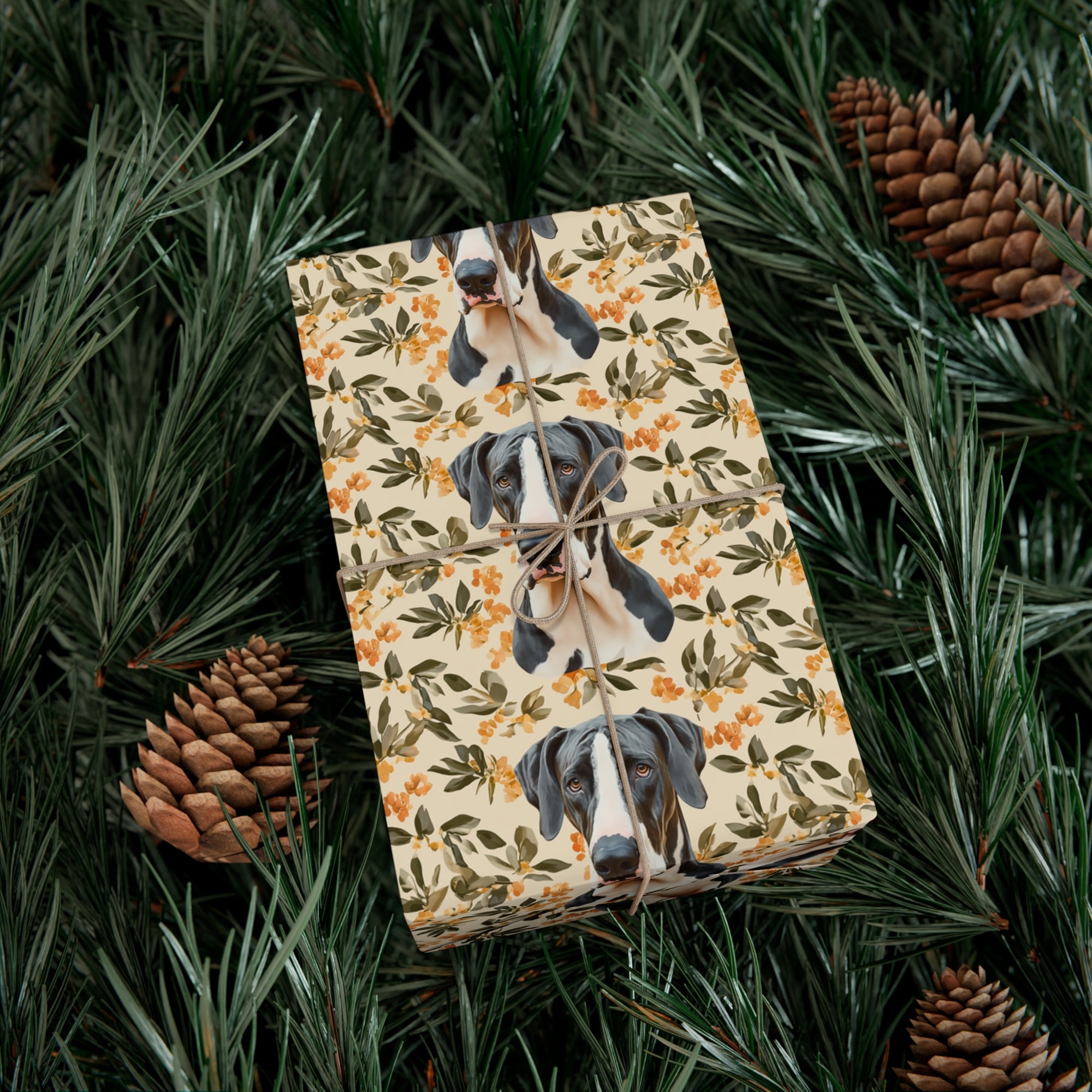 Majestic Great Dane Meadow Gift Wrap Papers