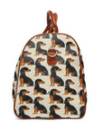 Whimsical Dachsund Dreamcatcher Waterproof Travel Bag