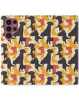 Modern Charm Labrador Chic Flip Cases