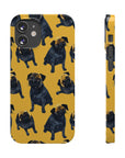 Puglet Posh Paradise Slim Phone Cases