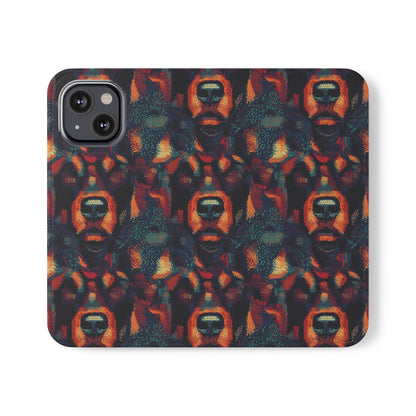 Rustic Rottie Charm Flip Cases