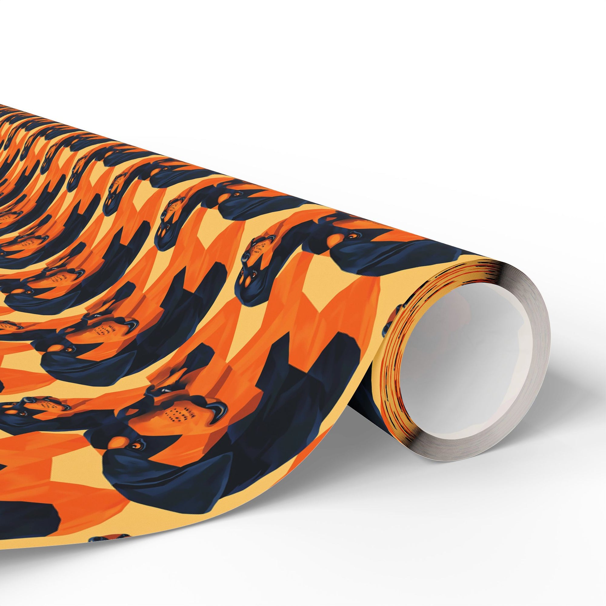 Rottweiler Chic Pawsitivity Wrapping Paper