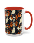 Beagle Glimmer Gaze Glamour Accent Coffee Mug