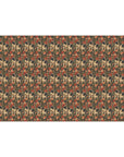 Blooming Pug Paradise Gift Wrap Papers