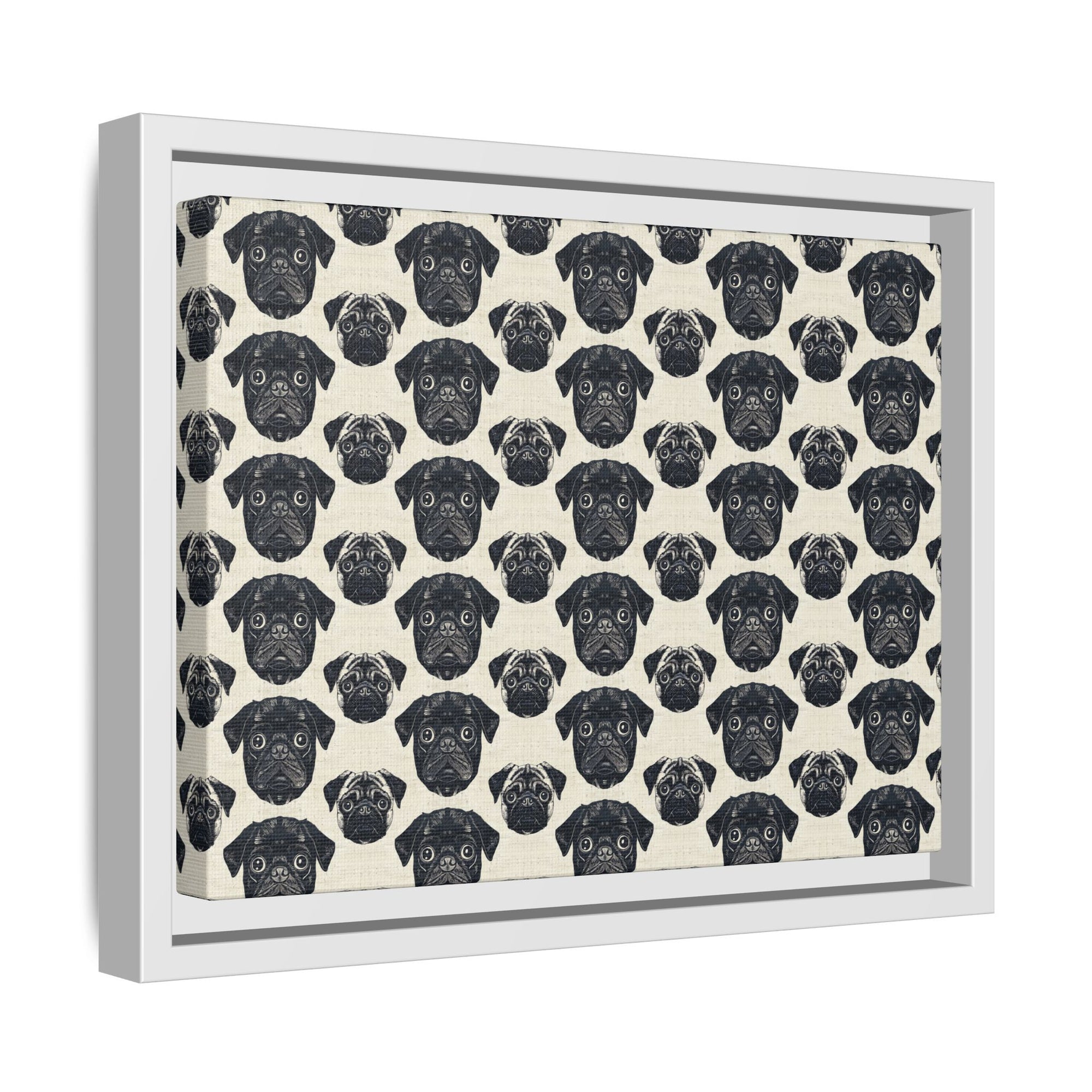 Pugalicious Enchantment Matte Canvas, Framed