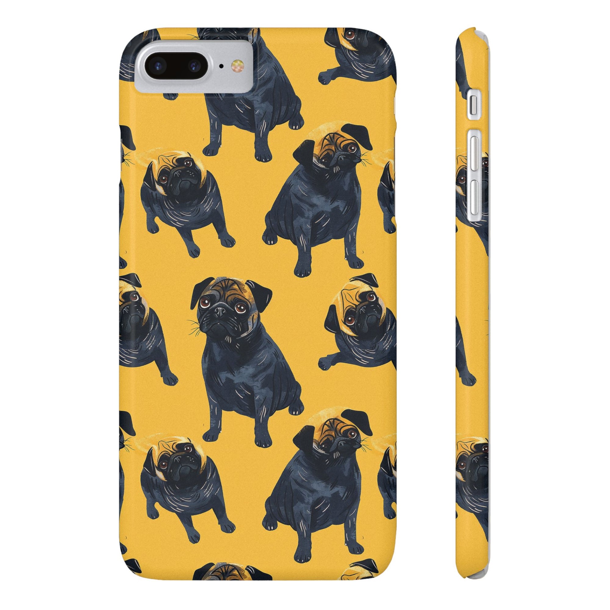 Puglet Posh Paradise Slim Phone Cases