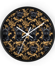 Regal Frenchie Noir Elegance Wall Clock