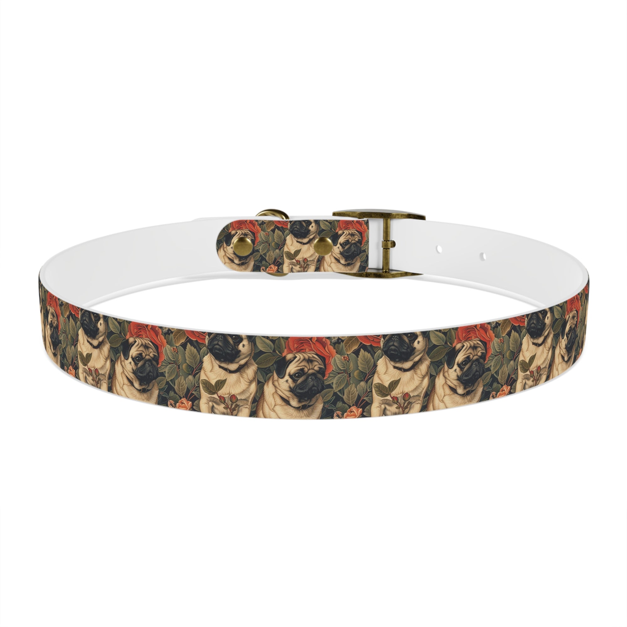 Blooming Pug Paradise Dog Collar