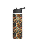 Beagle Blossoms Stainless Steel Water Bottle