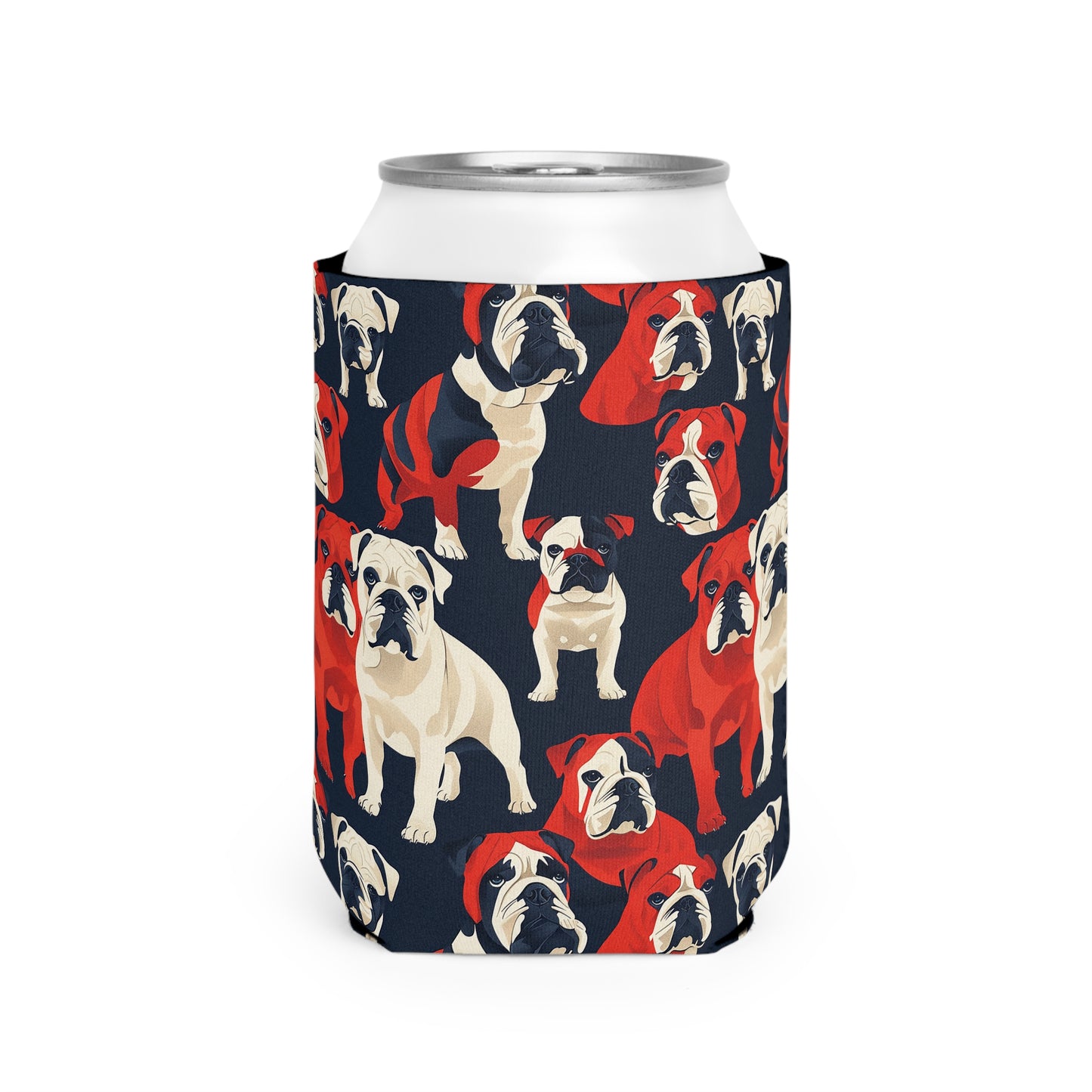 Bulldoggy Bliss Chomper Can Cooler Sleeve