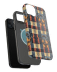 Pawsome Rottweiler Royalty Plaid Magnetic Tough Cases