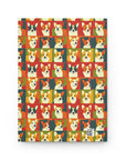 Corgi Chic Popart Pup Hardcover Journal Matte