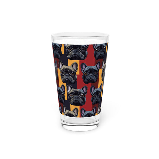 Chic Canine Checkmate - Frenchie Edition Pint Glass