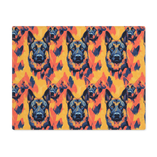 Impressionistic German Shepherds Placemat