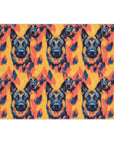 Impressionistic German Shepherds Placemat