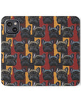 Chic Canine Checkmate - Frenchie Edition Flip Cases